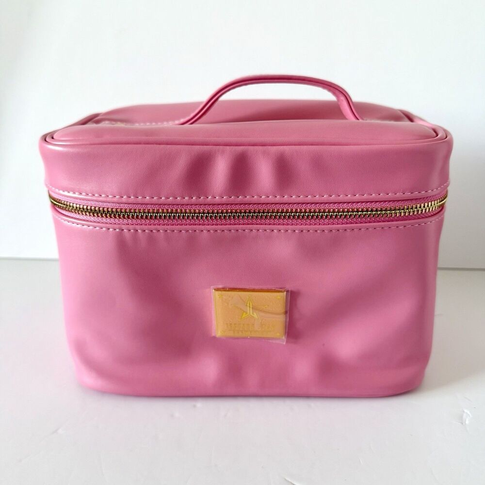 Jeffree Star Cosmetics Pink Travel Skincare Makeup Bag Case Discontinued NWT